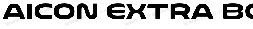 AICON Extra Bold字体转换